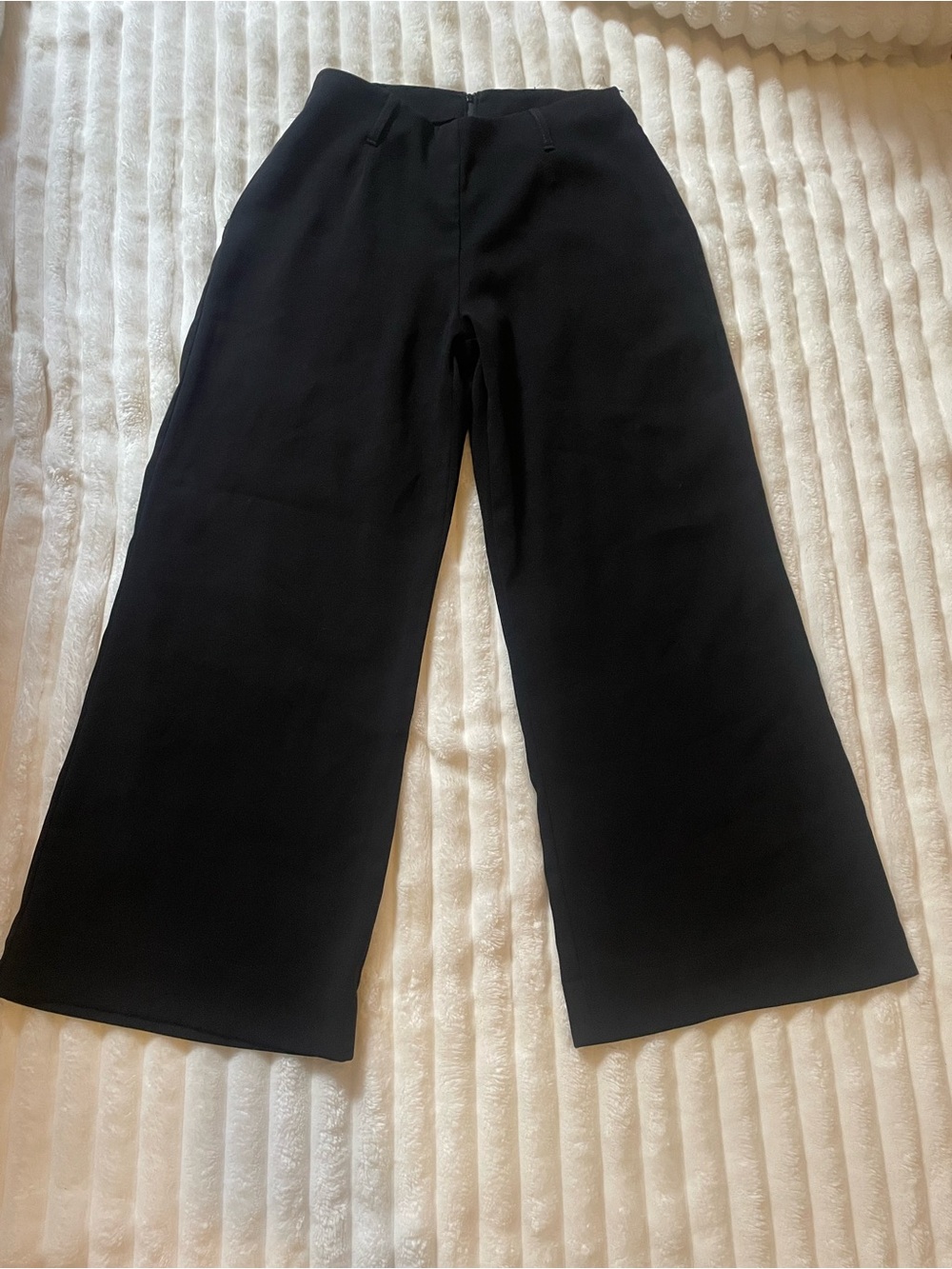 UNIF women Black Wide-Leg Trousers